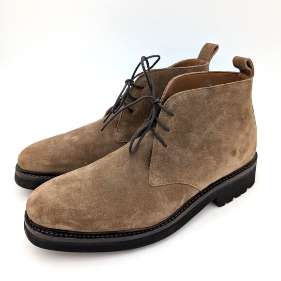 Allen Edmonds Downing Suede Chukka Boots Men's Tobacco Size US11D EU44 - Picture 1 of 14